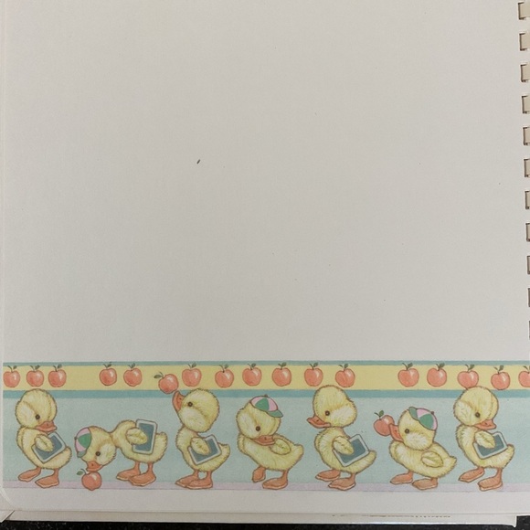 Vintage 80s Hallmark Keepsake Album adopted child baby memory book unisex - Picture 5 of 16